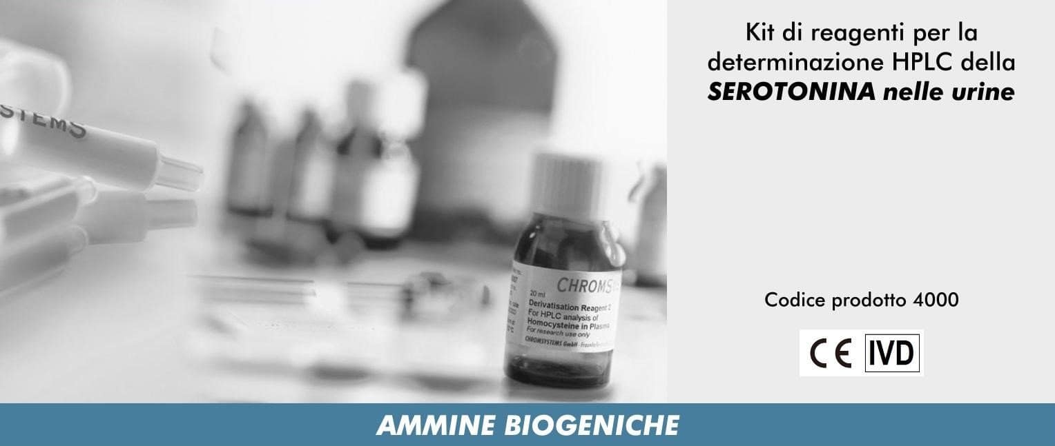4000 Kit di reagenti per l’analisi HPLC della serotonina nelle urine
