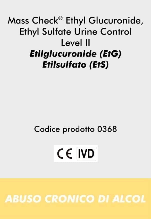 MassCheck Ethyl Glucuronide, Ethyl Sulfate Urine Control Level II