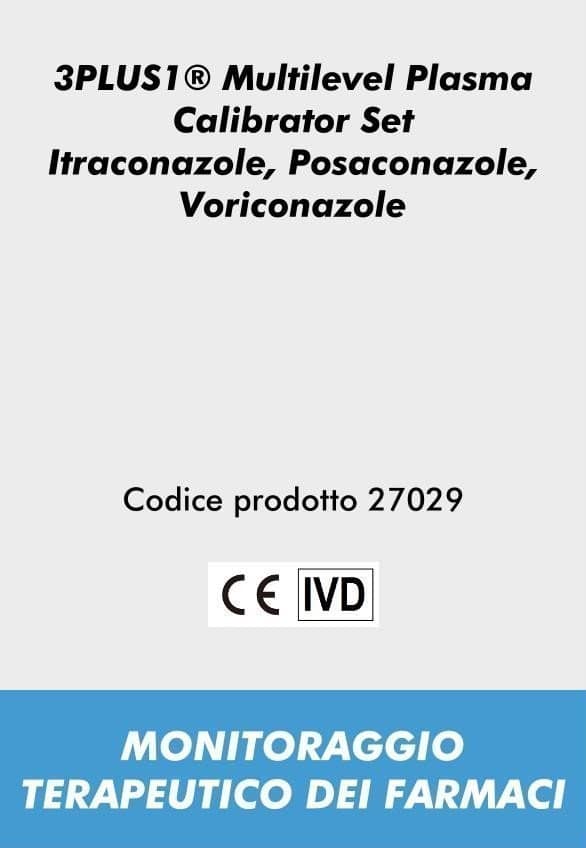 3PLUS1® Multilevel Plasma Calibrator Set Itraconazole, Posaconazole, Voriconazole