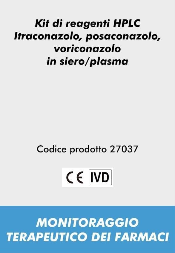 Kit di reagenti HPLC Itraconazolo, posaconazolo, voriconazolo in siero/plasma