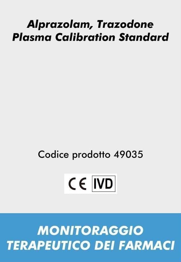 Alprazolam, Trazodone Plasma Calibration Standard