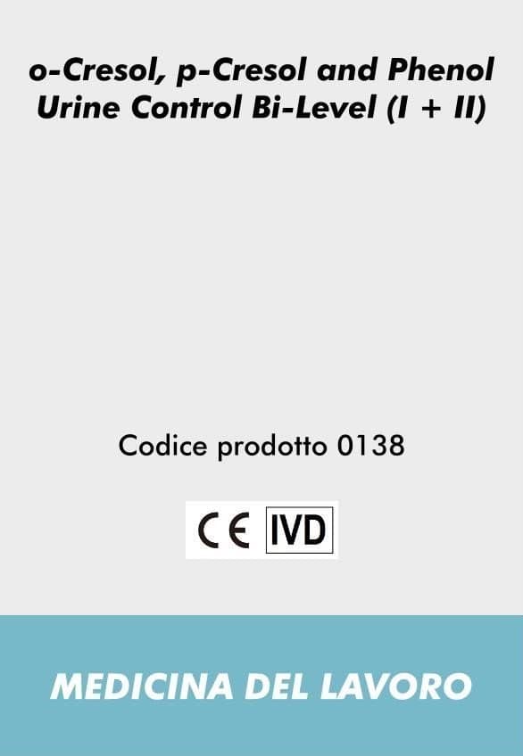 o-Cresol, p-Cresol and Phenol Urine Control Bi-Level (I + II)