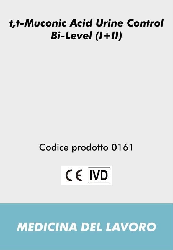t,t-Muconic Acid Urine Control Bi-Level (I+II)