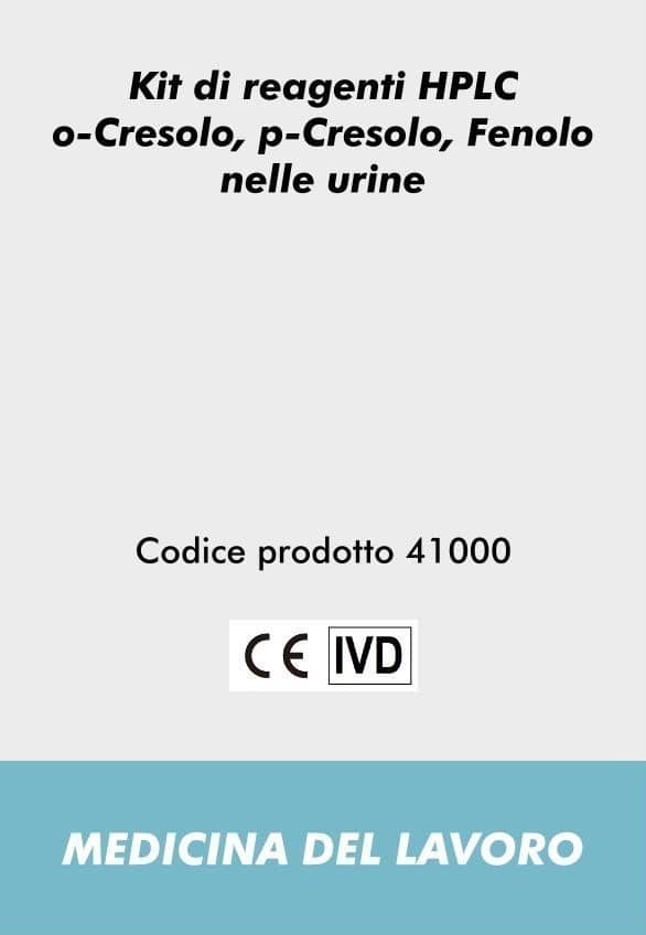 Kit di reagenti HPLC o-Cresolo, p-Cresolo, Fenolo nelle urine
