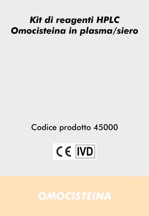 Kit di reagenti HPLC Omocisteina in plasma/siero