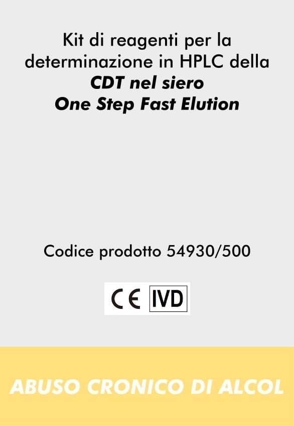 Kit di reagenti per la determinazione HPLC One Step CDT Fast Elution