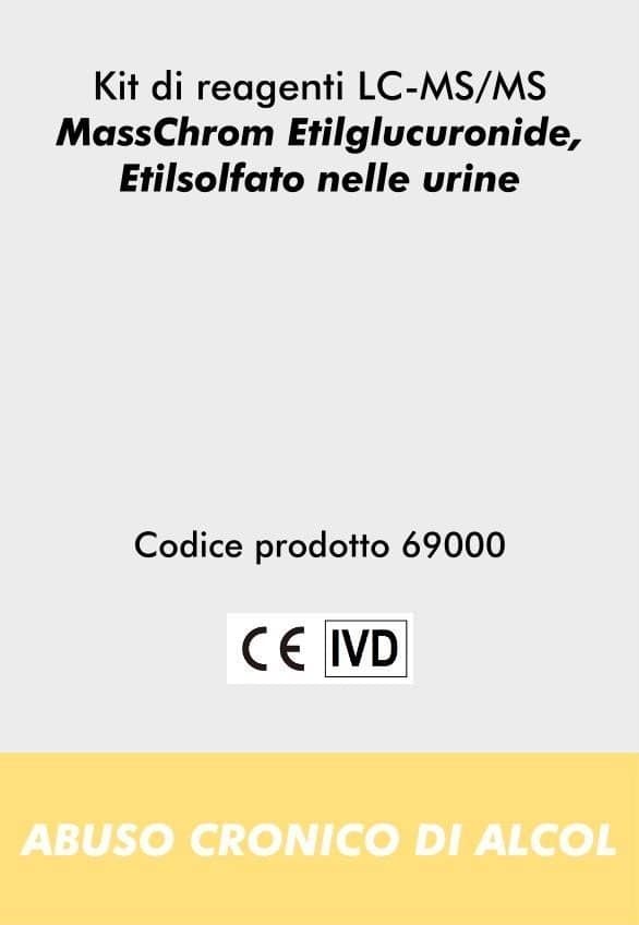 Kit di reagenti LC-MS/MS MassChrom Etilglucuronide, Etilsolfato nelle urine