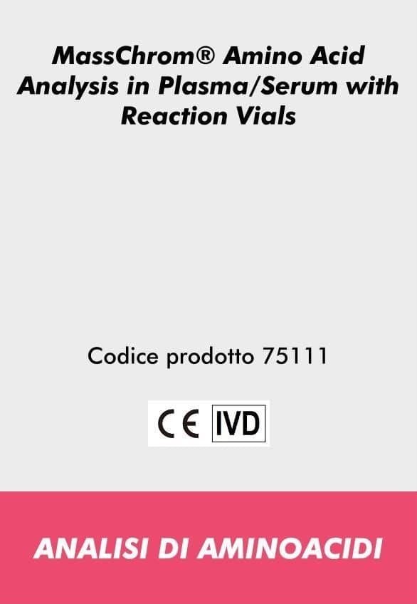 Kit di reagenti LC-MS/MS MassChrom® Amino Acid Analysis in plasma/serum con Reaction Vials