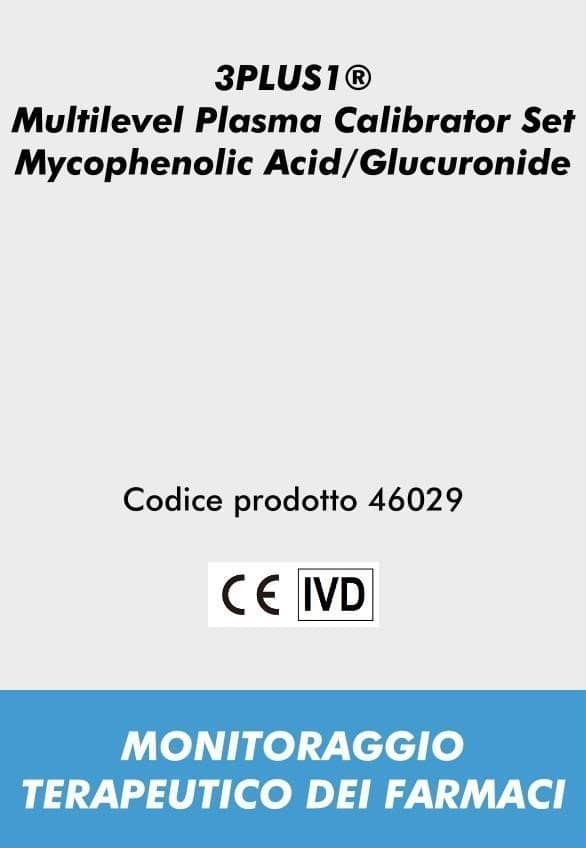 3PLUS1® Multilevel Plasma Calibrator Set Mycophenolic Acid/Glucuronide