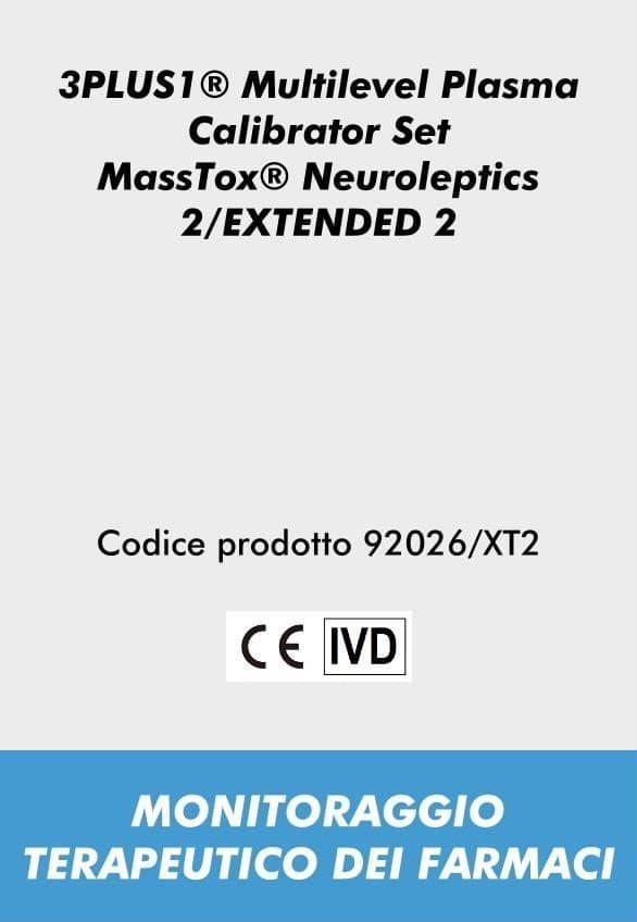 3PLUS1® Multilevel Plasma Calibrator Set MassTox® Neuroleptics 2/EXTENDED 2