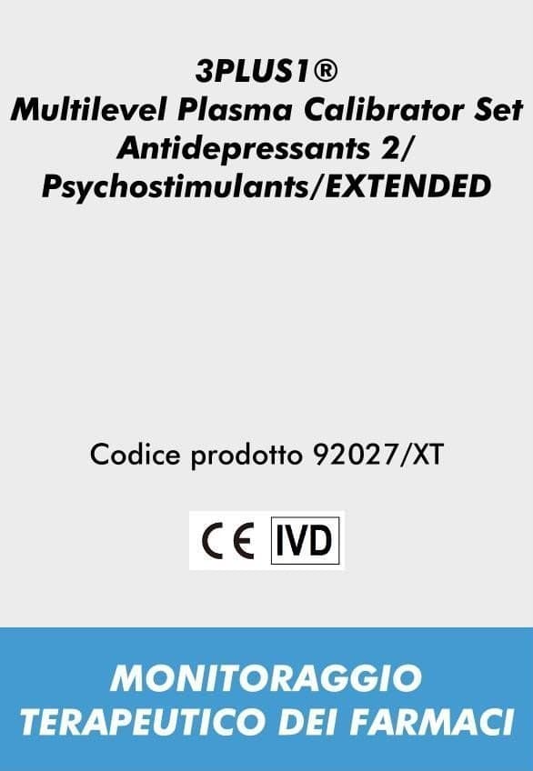 3PLUS1® Multilevel Plasma Calibrator Set Antidepressants 2/Psychostimulants/EXTENDED