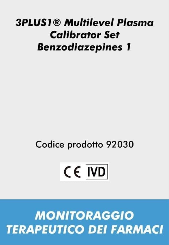 3PLUS1® Multilevel Plasma Calibrator Set Benzodiazepines 1