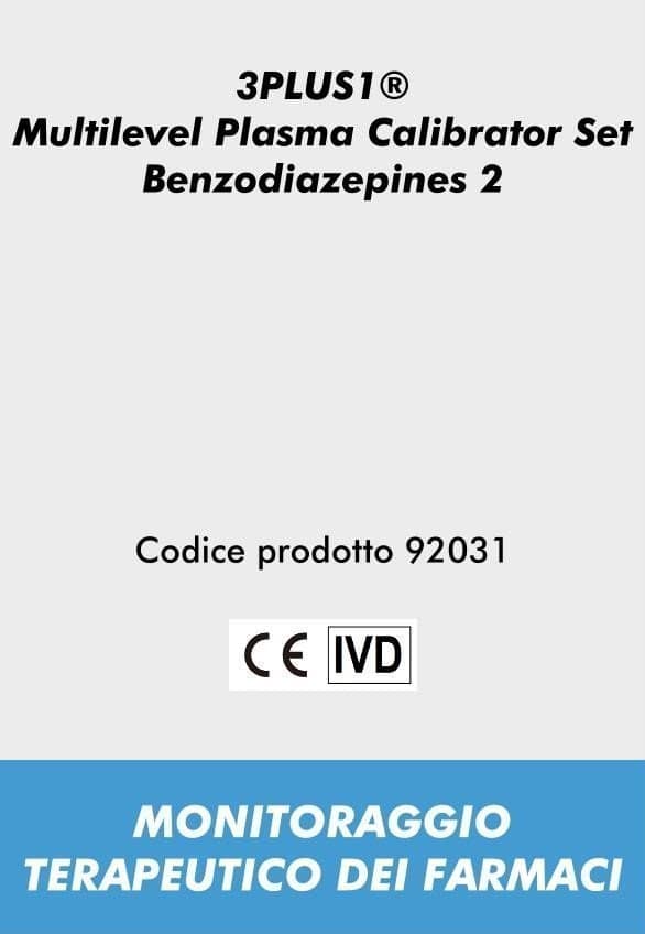 3PLUS1® Multilevel Plasma Calibrator Set Benzodiazepines 2