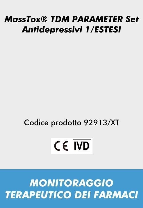 MassTox® TDM PARAMETER Set Antidepressivi 1/ESTESI