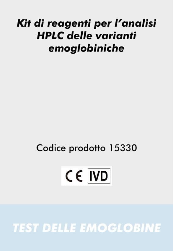 Kit di reagenti per l’analisi HPLC delle varianti emoglobiniche